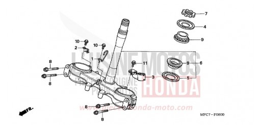 STEERING STEM FMX6505 de 2005